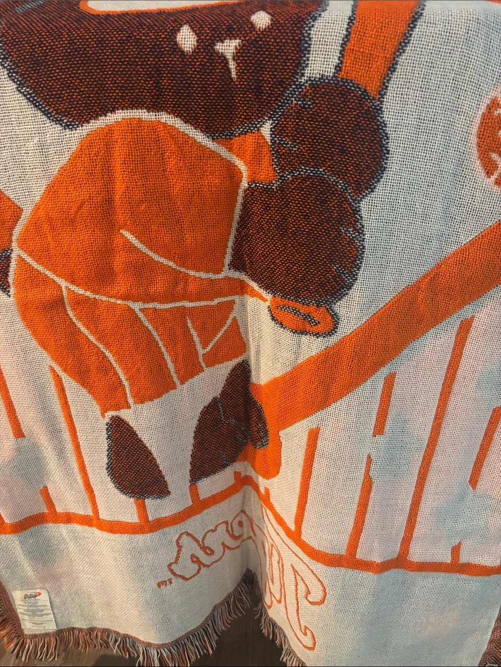 Detroit Tigers woven baby/children’s throw